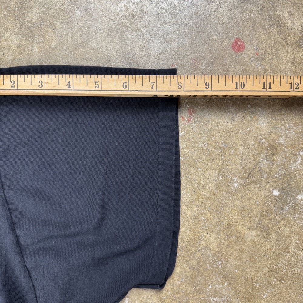 Vintage Hard Rock Cafe Atlanta T-Shirt Men's XL Black USA Made 90s Neon Logo Tee - Picture 9 of 9